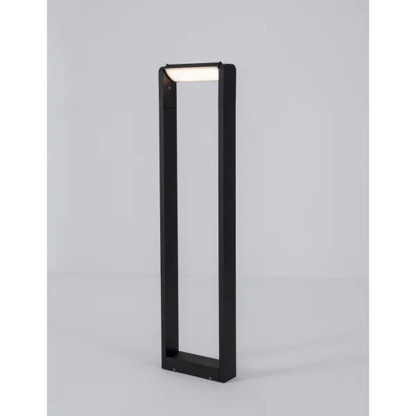 Nova Luce Volver - lampe de jardin - 20 x 6 x 80 cm - 6W LED inclus - IP54 - noir