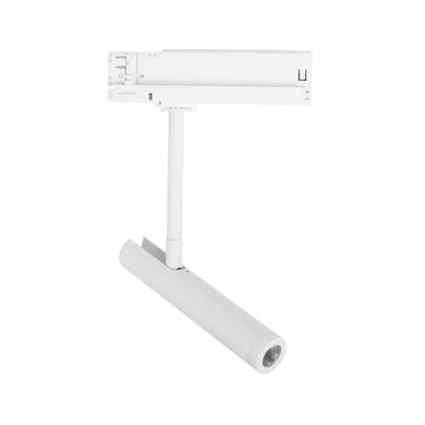Nova Luce Wang - Spot sur rail triphasé - 16 x 3 x 29 cm - 12W LED inclus - blanc sable
