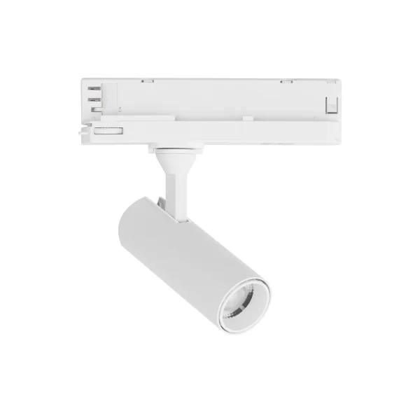 Nova Luce West - Spot sur rail triphasé - 16 x 4 x 19 cm - 10W LED inclus - blanc sable