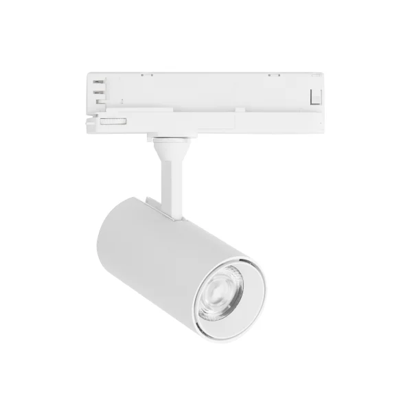 Nova Luce West - Spot sur rail triphasé - 16 x 6 x 18 cm - 20W LED inclus - blanc sable
