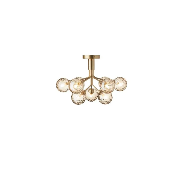 Nuura - Apiales 9 Plafonnier Brushed Brass/Optic Gold