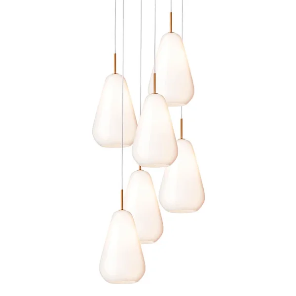 Nuura Aps - Anoli 6 Lustre Or Nordique/Opale Nuura