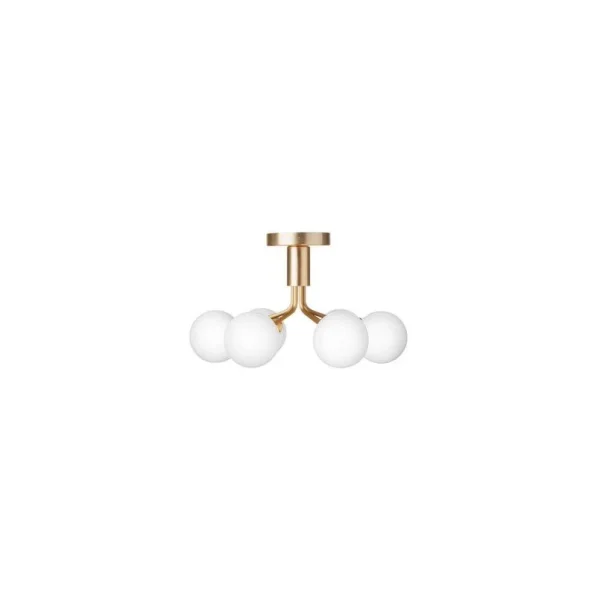 Nuura Aps - Apiales 6 Plafonnier Brushed Brass/Opal Nuura