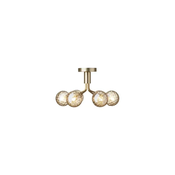 Nuura Aps - Apiales 6 Plafonnier Brushed Brass/Optic Gold Nuura