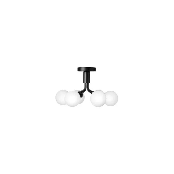 Nuura Aps - Apiales 6 Plafonnier Satin Black/Opal Nuura