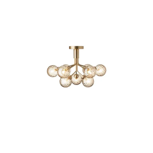Nuura Aps - Apiales 9 Plafonnier Brushed Brass/Optic Gold Nuura
