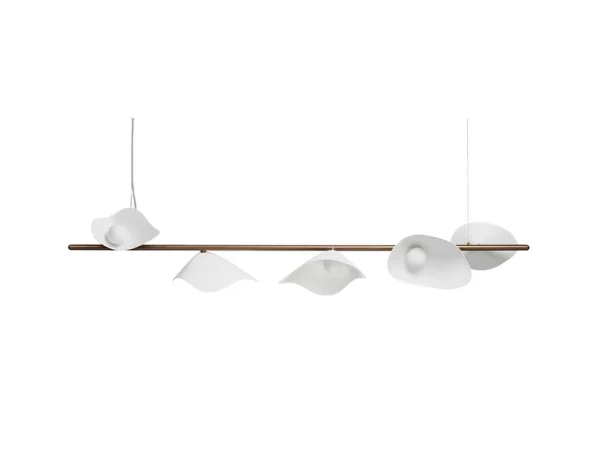 Nuura Aps - Florii 5 Linear Suspension Dark Bronze/White Nuura