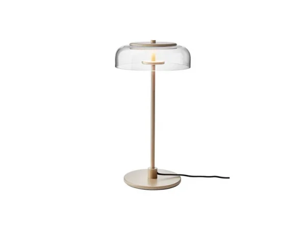 Nuura Aps - lampe de table LED Blossi, hauteur 43 cm, dorée/transparente Nuura