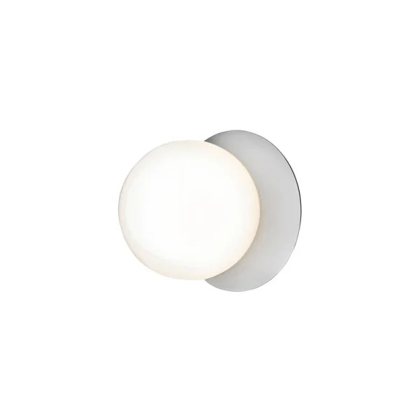 Nuura Aps - Liila 1 Applique murale moyenne IP44, argent/blanc, blanc chaud Nuura