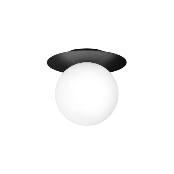 Nuura Aps - Liila 1 Applique Murale/Plafonnier IP44 Large Black/Opal Nuura