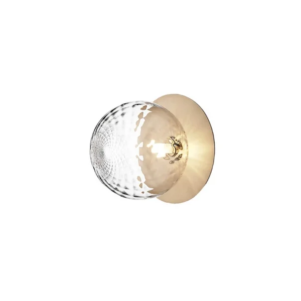 Nuura Aps - Liila 1 Applique Murale/Plafonnier IP44 Large Or Nordique/Clair Optique Nuura