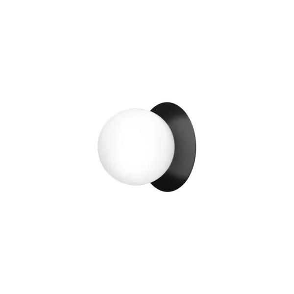 Nuura Aps - Liila 1 Applique Murale/Plafonnier IP44 Medium Black/Opal Nuura