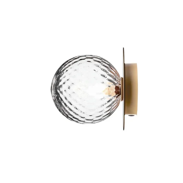 Nuura Aps - Liila 1 Applique Murale/Plafonnier IP44 Medium Or Nordique/Clair Optique Nuura