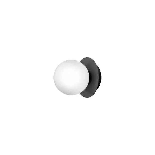 Nuura Aps - Liila 1 Applique Murale/Plafonnier IP44 Small Black/Opal Nuura