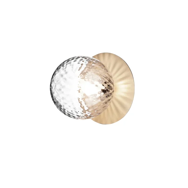 Nuura Aps - Liila 1 spot moyen, doré/transparent, IP44, blanc chaud Nuura