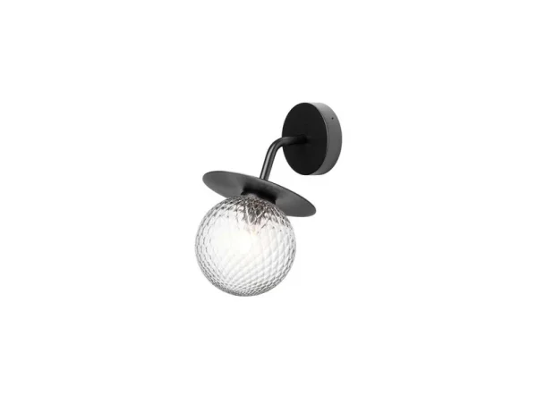 Nuura Aps - Liila Applique Murale d'Extérieur Black/Optic Clear Nuura