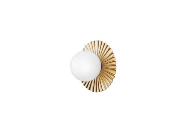 Nuura Aps - Liila Muuse Applique Murale/Plafonnier IP44 Small Nordic Gold/Opal Nuura
