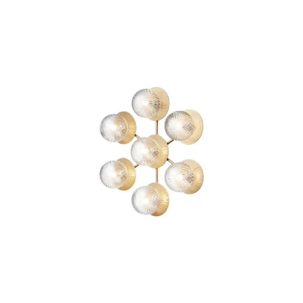 Nuura Aps - Liila Star Applique Murale/Plafonnier Nordic Gold/Optic Clear Nuura