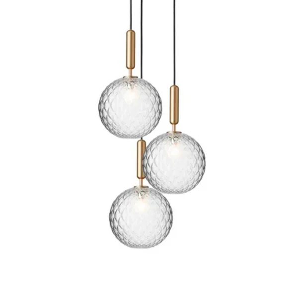 Nuura Aps - Miira 3 Lustre Large Brass/Optic Clear Nuura