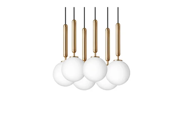 Nuura Aps - Miira 6 Lustre Brass/Opal White Nuura