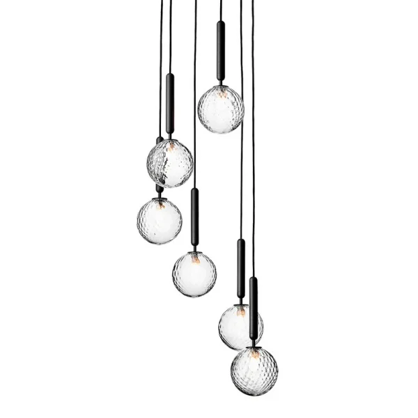 Nuura Aps - Miira 6 Lustre Gris Roche/Clair Optique Nuura