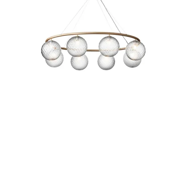 Nuura Aps - Miira 8 Oval Lustre Brass/Optic Clear Nuura