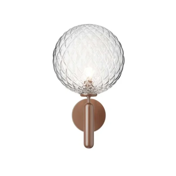 Nuura Aps - Miira Applique Murale d'Extérieur Dark Bronze/Optic Clear Nuura