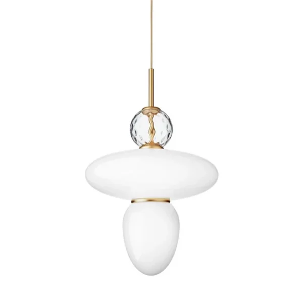 Nuura Aps - Rizzatto 43 Suspension Opal/Satin Brass Nuura