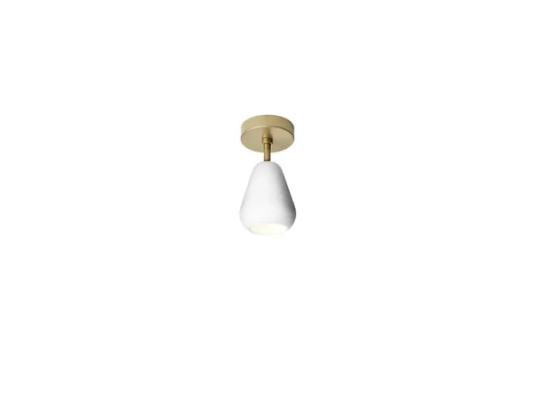 Nuura Aps - Spot pour plafond Anoli Spot Surface, doré/blanc, 20 cm Nuura