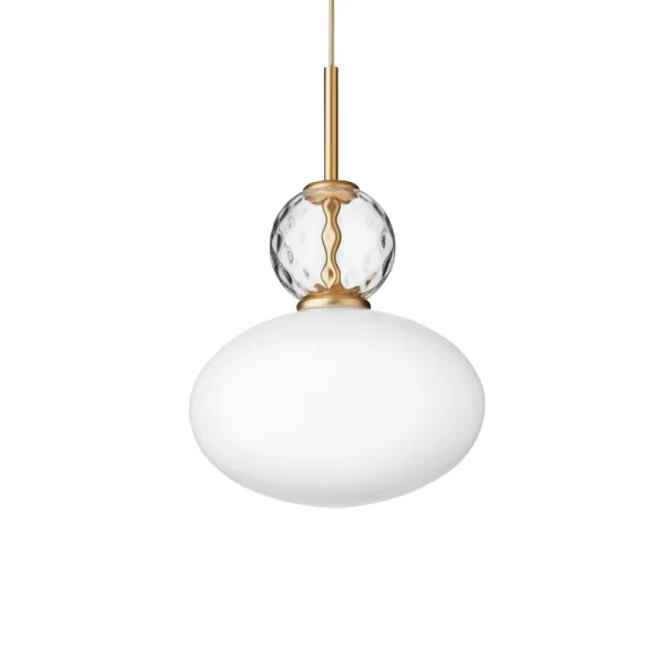 Nuura Aps - Suspension Rizzatto 32 Opal/Satin Brass Nuura