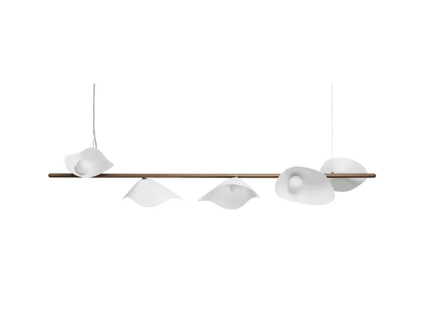 Nuura - Florii 5 Linear Suspension Dark Bronze/White