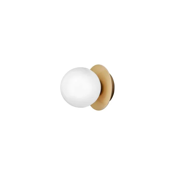 Nuura - Liila 1 Applique Murale/Plafonnier IP44 Small Nordic Gold/Opal