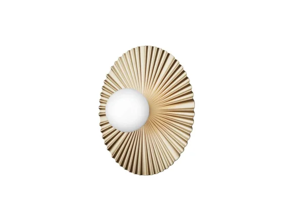 Nuura - Liila Muuse Applique Murale/Plafonnier IP44 Medium Nordic Gold/Opal