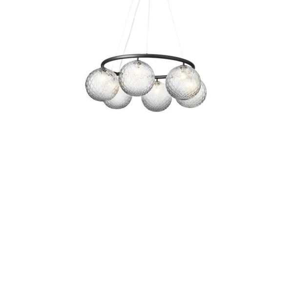 Nuura - Miira 6 Circular Lustre Rock Grey/Optic Clear