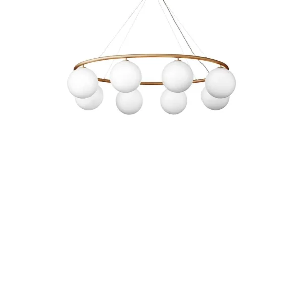 Nuura - Miira 8 Oval Lustre Brass/Opal