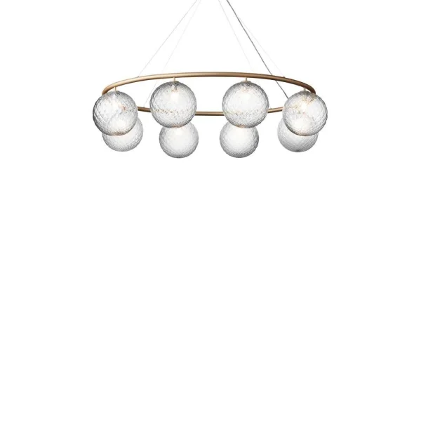 Nuura - Miira 8 Oval Lustre Brass/Optic Clear