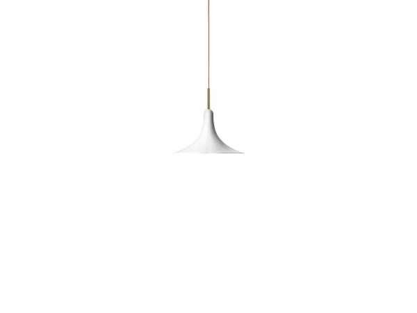 Nuura - Petalii 1 Suspension Small White/Polished Brass