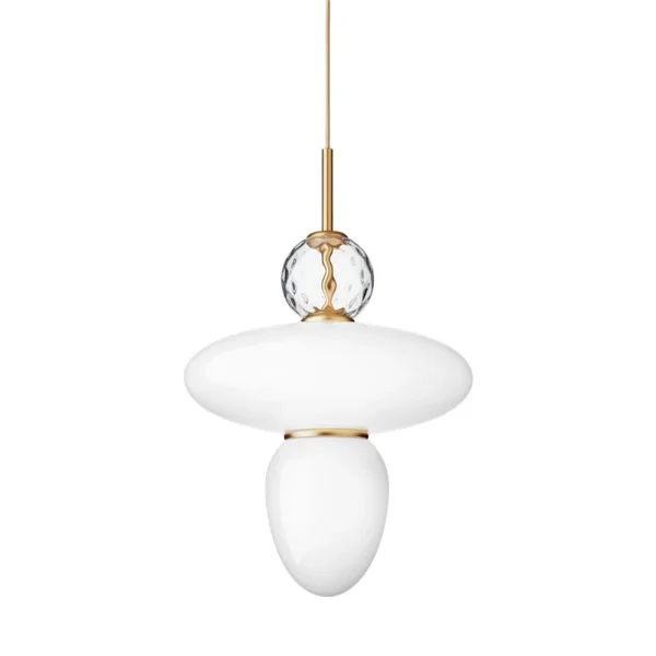 Nuura - Rizzatto 43 Suspension Opal/Satin Brass