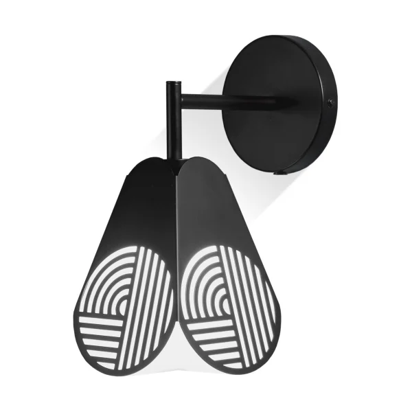 Oblure Lampe murale Notic Noir