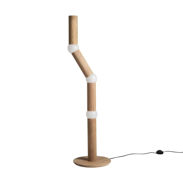 Oblure Lampe sur pied Lightbone 124,3 cm Chêne naturel