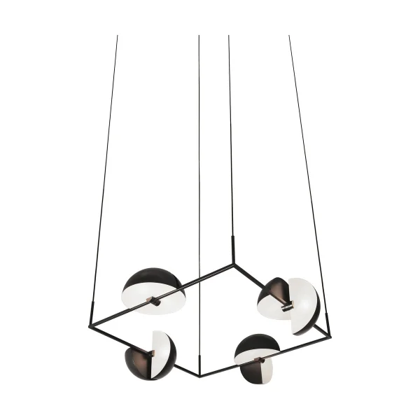 Oblure Pendentif Trapeze quertette 113.5x113.5 cm Noir