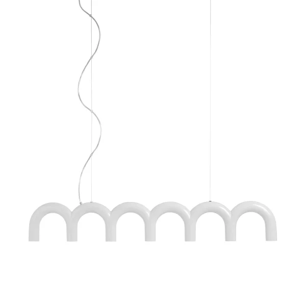 Oblure Pendule Arch 125,6 cm Blanc