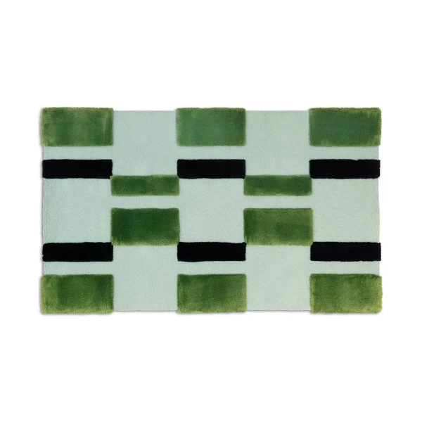 Ogeborg Tapis ODC Segment Rug Collection Irregular Green-mint-black, 120x200 cm