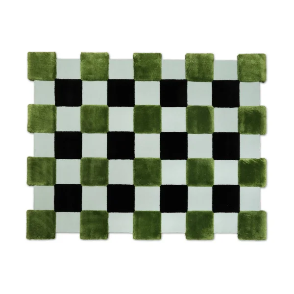 Ogeborg Tapis ODC Segment Rug Collection Square Green-black-mint, 142x198 cm