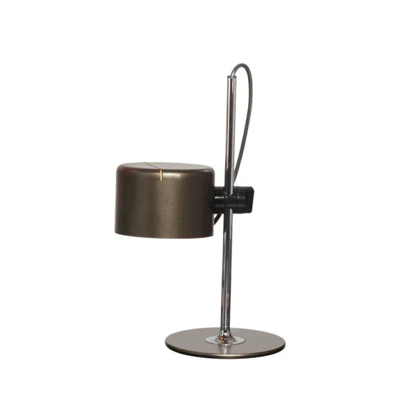 Oluce - Coupe Mini Lampe de Table Anodic Bronze