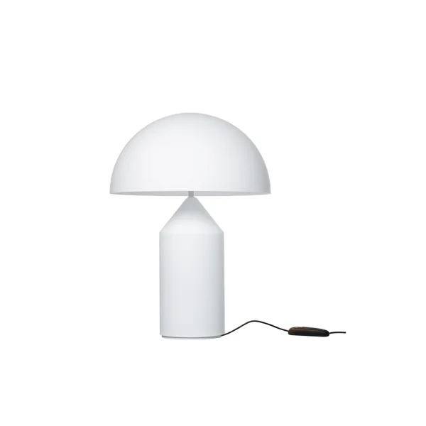 Oluce Lampe de table Atollo medium 237 verre opale, medium