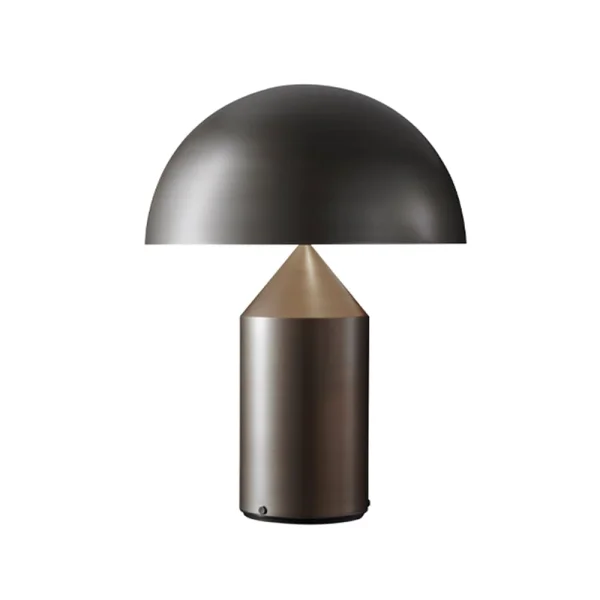 Oluce Lampe de table/lampadaire Atollo large 233 métal satin bronze, large