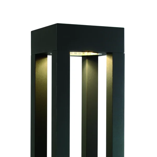ONE Light Cage Light - lampe de jardin - 16 x 16 x 60 cm - 22W LED inclus - IP65 - anthracite - couleur de lumière blanc chaud