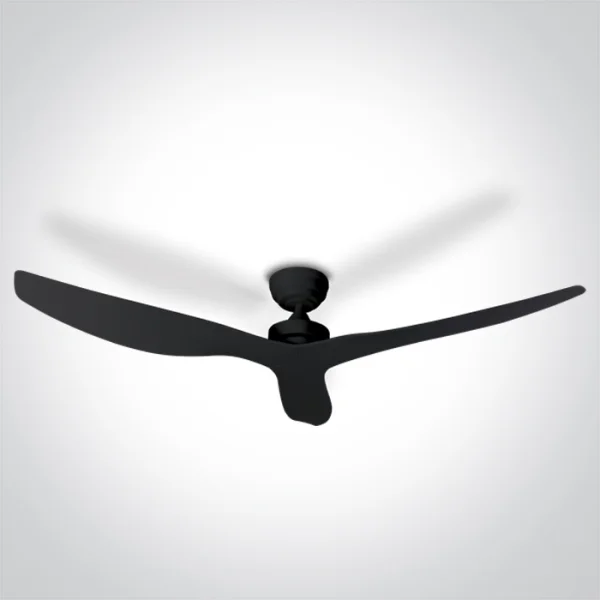 ONE Light Classic Fan Range - ventilateur de plafond - Ø 132 x 28 cm - noir