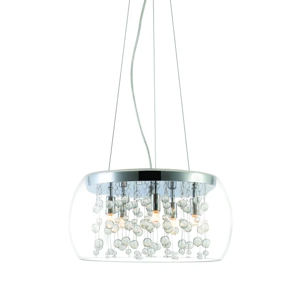 ONE Light Classic - lampe suspendue - Ø 40 x 120 cm - chrome
